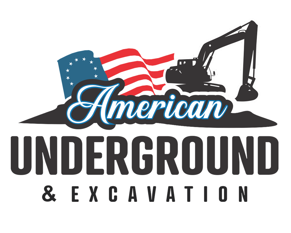 Example of graphic logo, American Underground Excavation