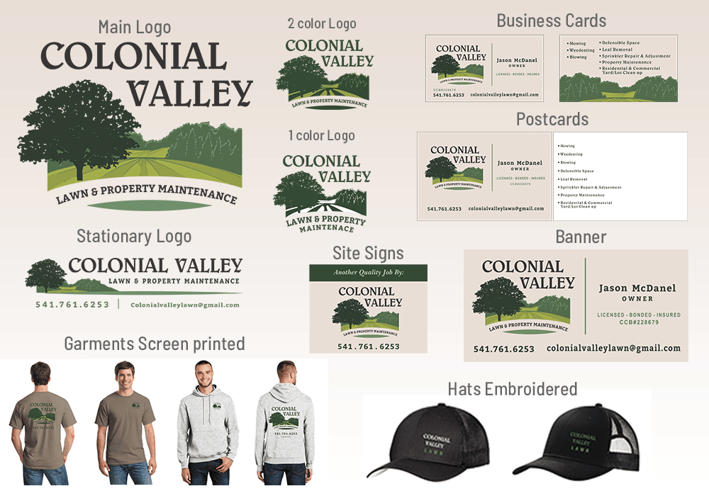 Colonial Valley Branding Package