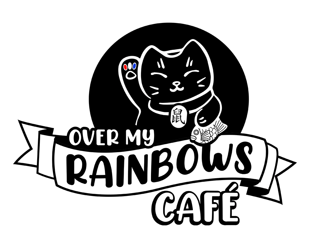 Example of Adaptive Logos, Over My Rainbows Cafe