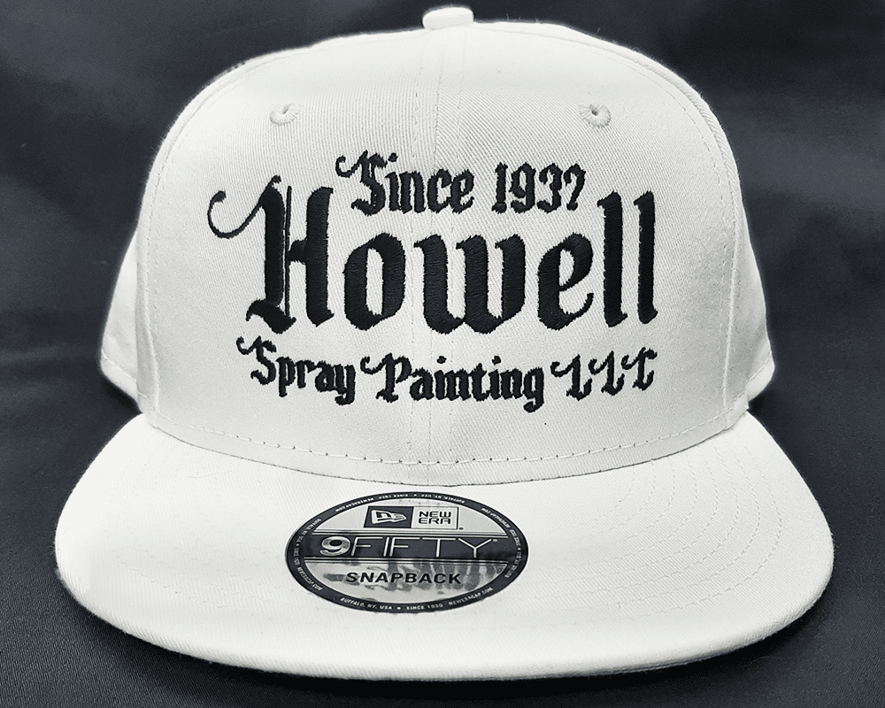 Example of Embroidered Hat, Howell Spray Painting