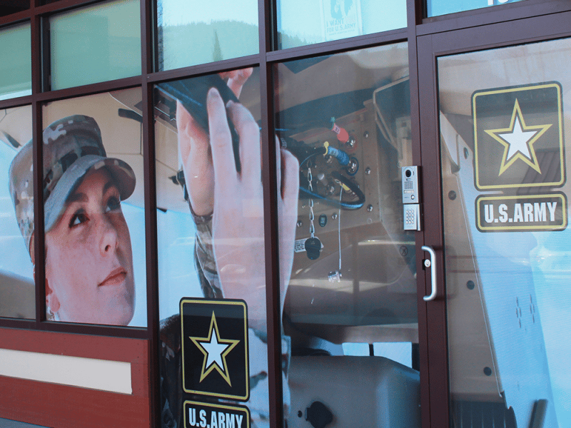 Example of Window Perf Graphics, U.S. Army